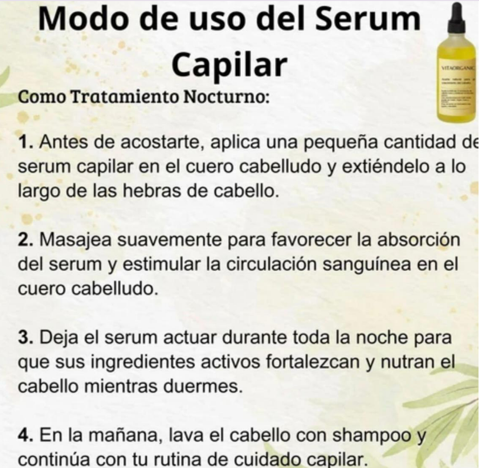 VITAORGANIC - SERUM CAPILAR