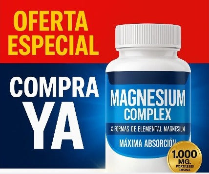 MAGNESIO COMPLEX 8 EN 1, EQUILIBRIO FISICO Y MENTAL
