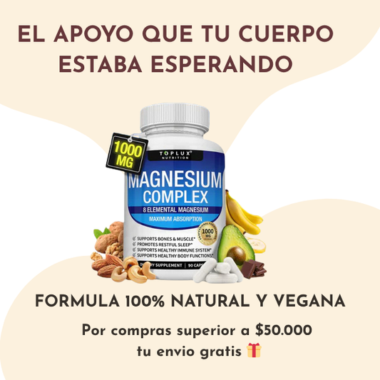 MAGNESIO COMPLEX 8 EN 1, EQUILIBRIO FISICO Y MENTAL